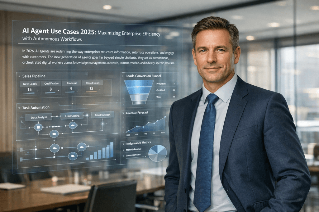 Featured image for AI Agent Use Cases 2025: Maximizing Enterprise Efficiency with Autonomous Workflows