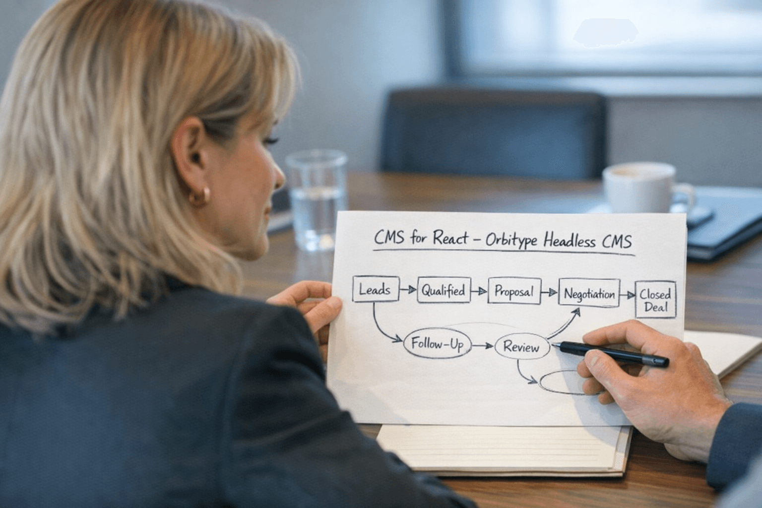 CMS for React - Orbitype Headless CMS