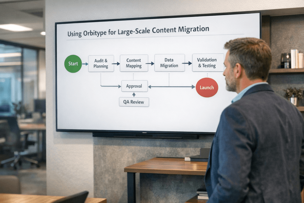 Using Orbitype for Large-Scale Content Migration